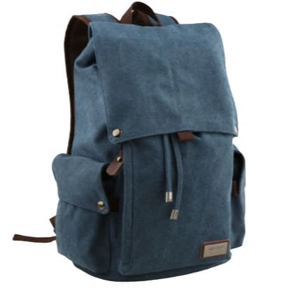 mochilas de viaje pequeñas hombre azul