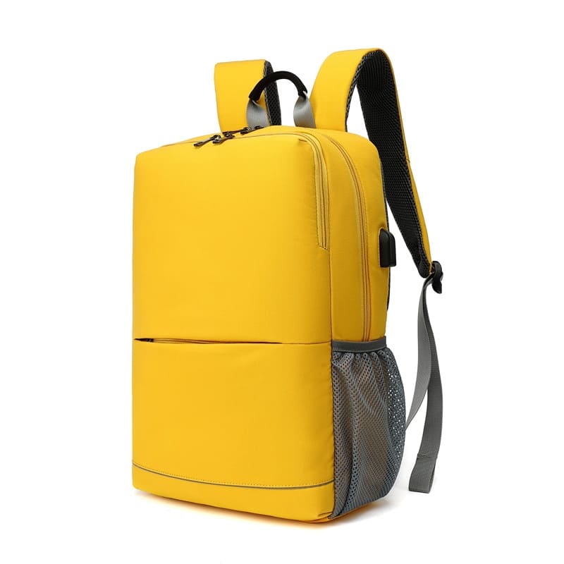 mochilas escolares originales juveniles amarillo