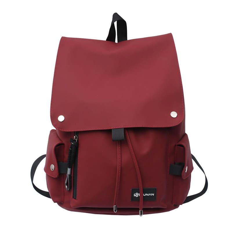 mochila urbana mujer impermeable rojo