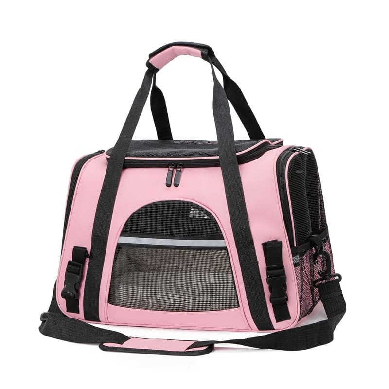 mochilas para perros y gatos rosa