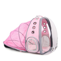 Thumbnail for mochila transportadora para gatos grandes rosa
