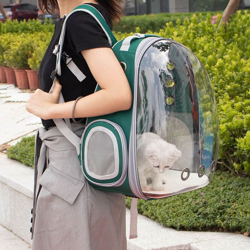 mochila transportadora para gatos grandes