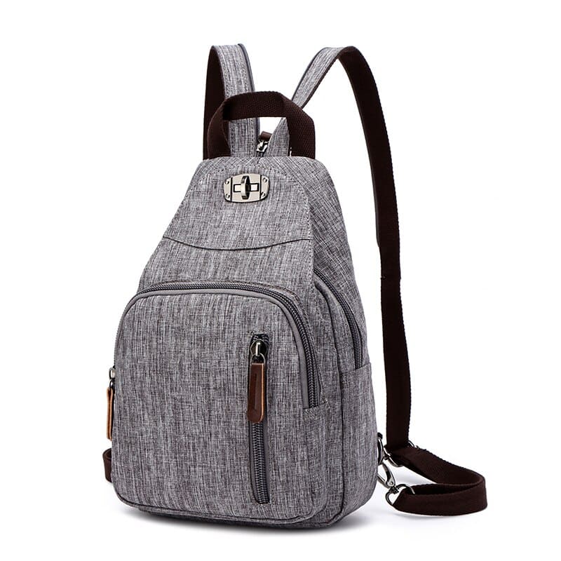 mochilas de mujer originales gris