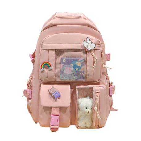 mochilas bandoleras para niños rosa