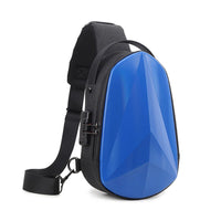 Thumbnail for mochilas escolares tipo bandolera azul
